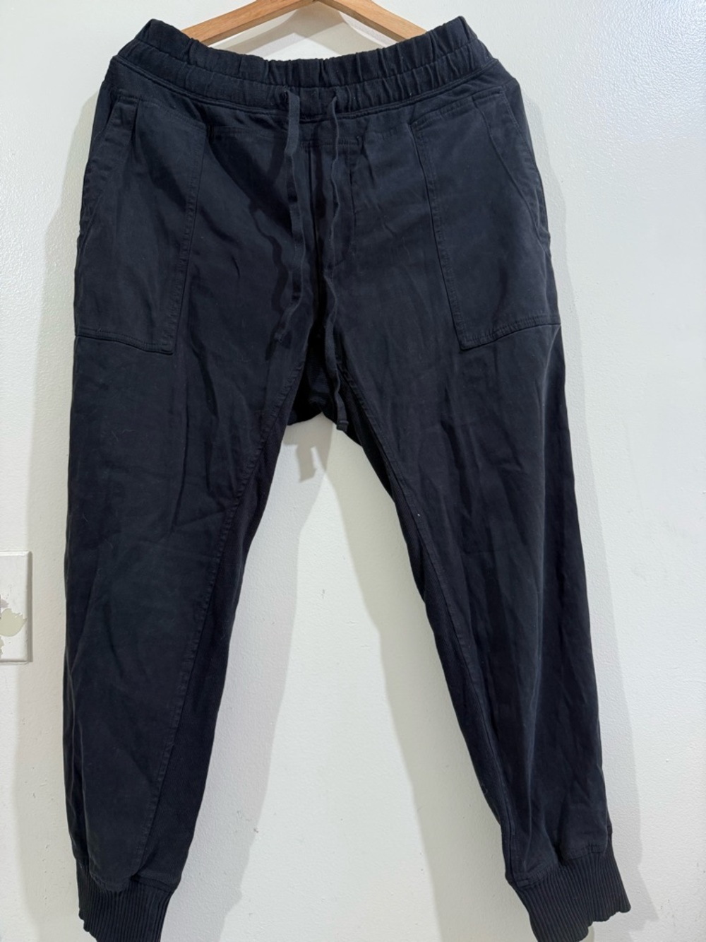 James Perse Navy-Black Drawstring Jogger Pants